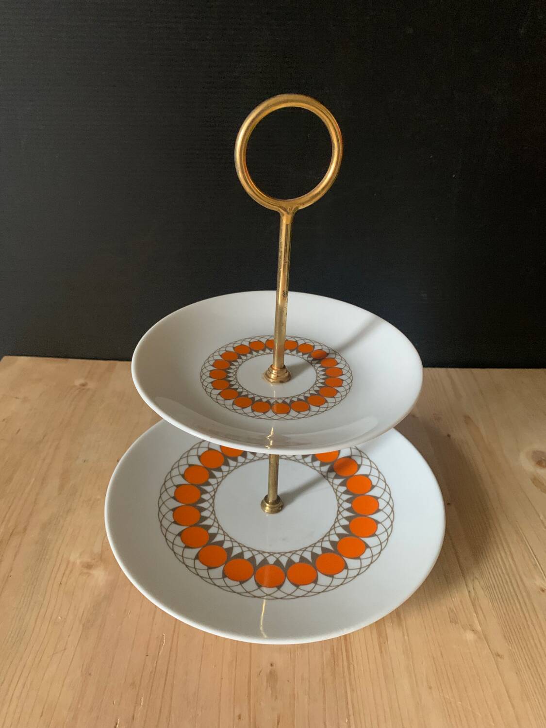 Vintage mounted plates