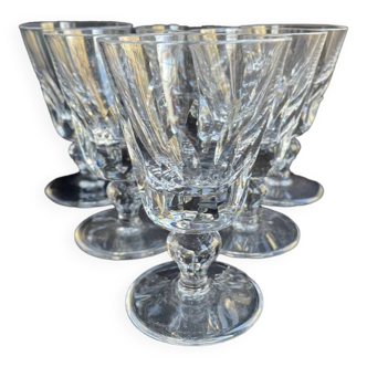 6 saint louis wine glasses jersey service