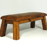 Leather Gym Bench, 1950s