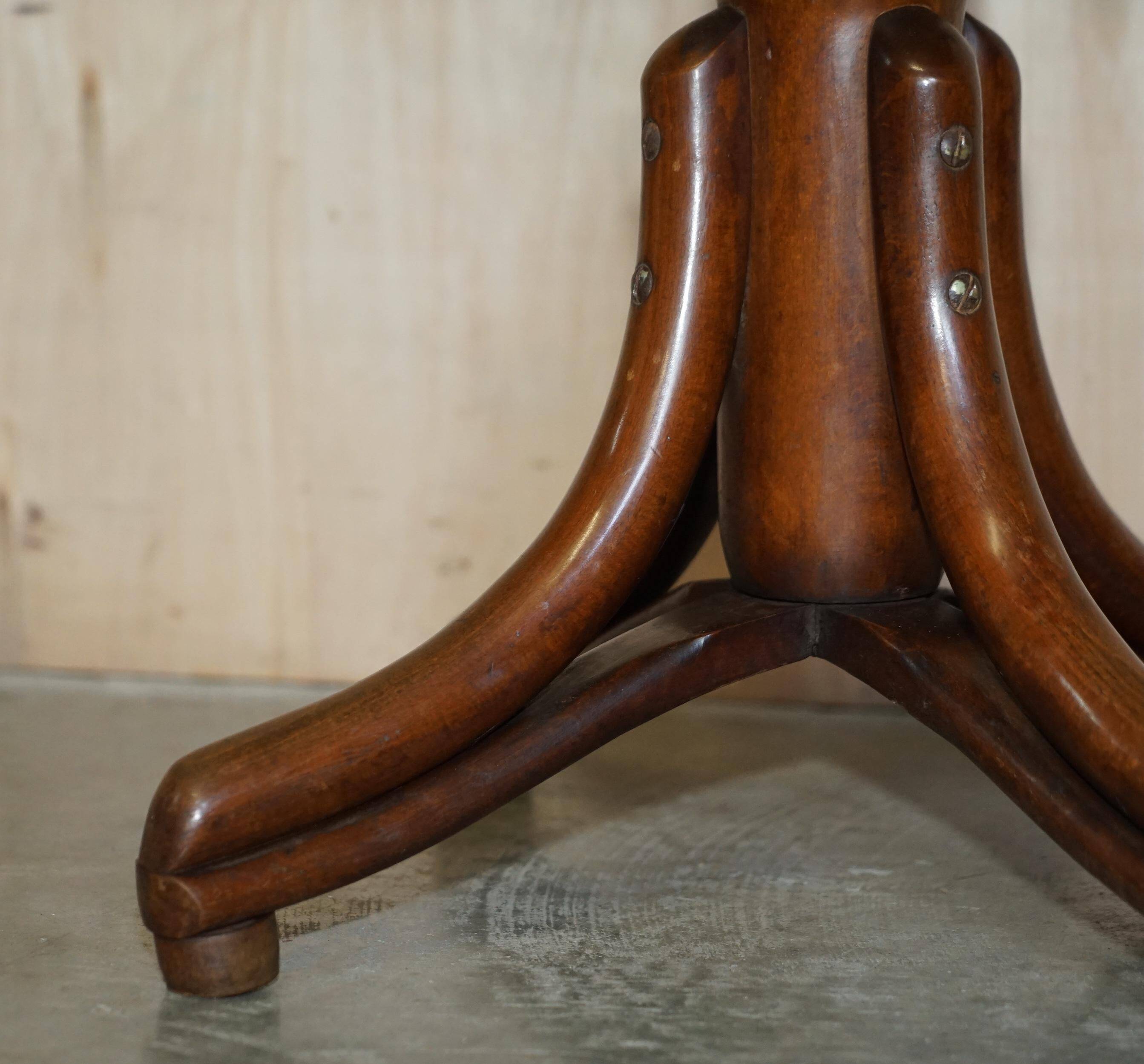 Antique Thonet model no. 3 swivel office armchair