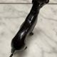 Old bronze greyhound dog statue