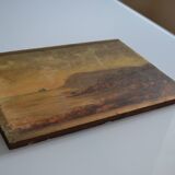 Tableau ancien bord de mer peinture marine HSP signé A. Raynal