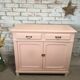 Buffet parisien vintage rose pâle
