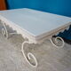 Table basse fer forgé plateau bois