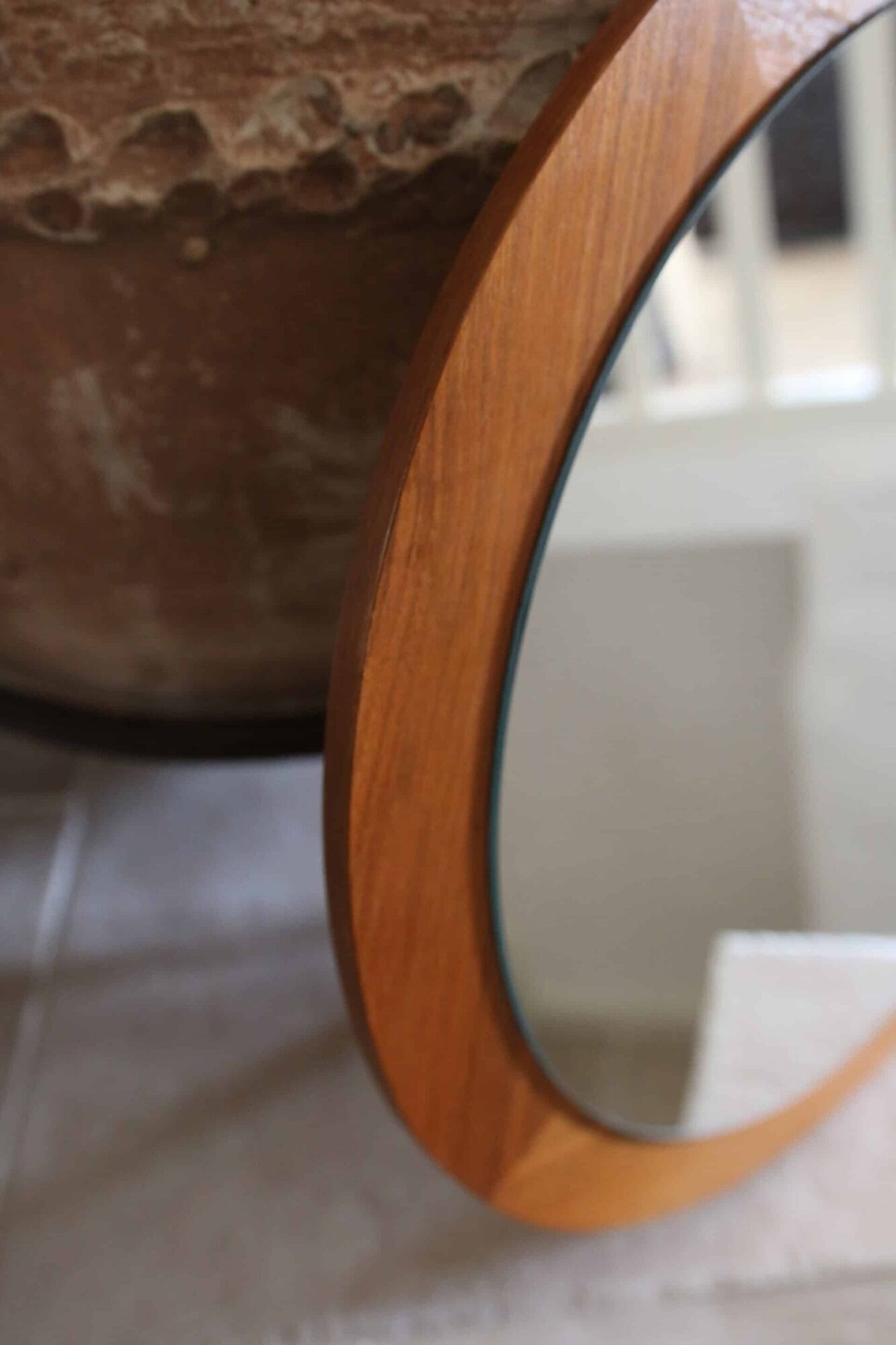 Vintage Scandinavian design mirror, 1960s