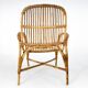 Mid-Century Rattan Armchair, Czechoslovakia, 1970s