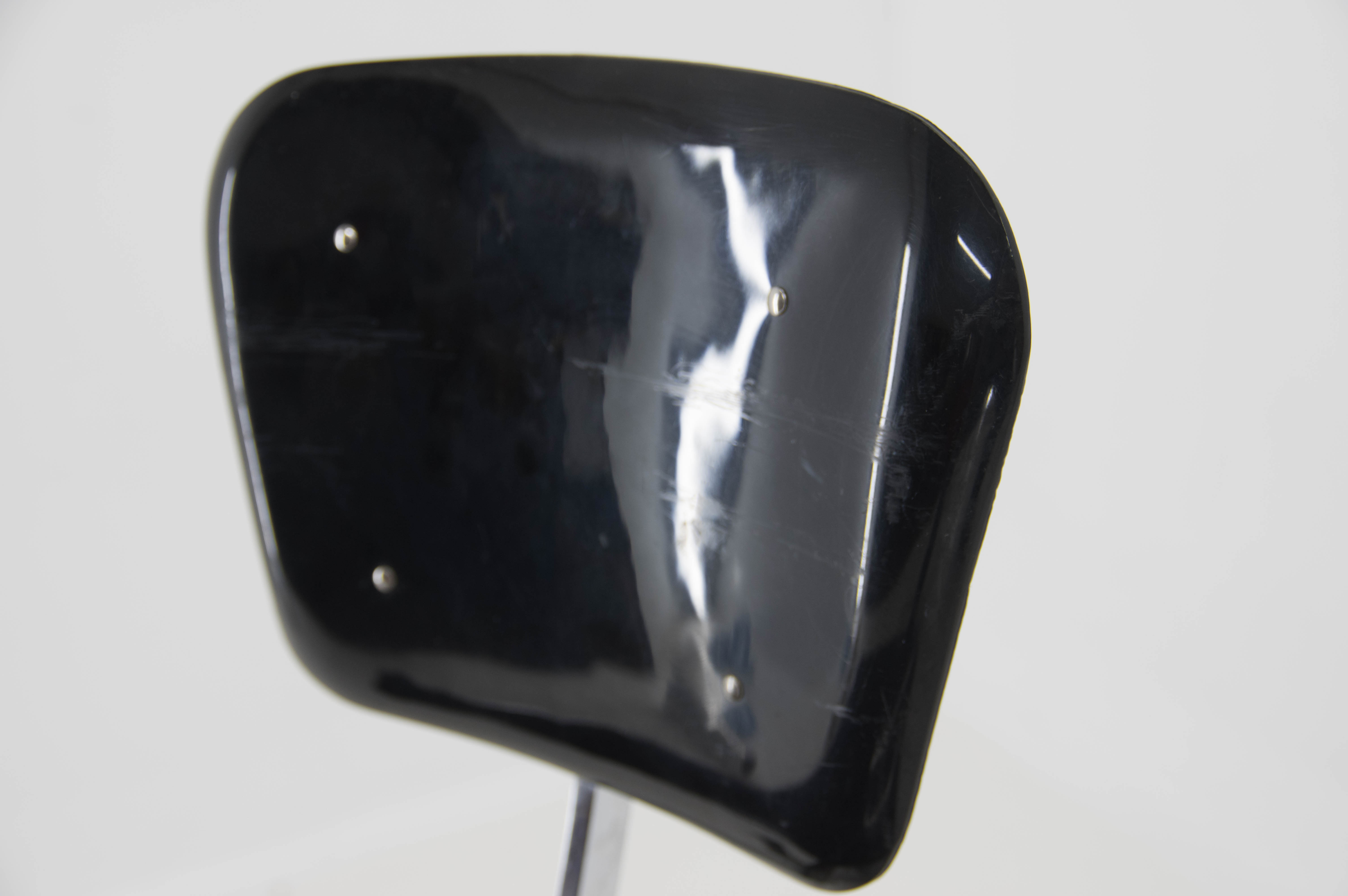 Industrial adjustable chair, Czechoslovakia, 1960s