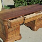 Minister in solid walnut desk