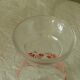 Hyacinth vase in glass decoration grave years 1950