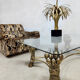 Table basse vintage 'Hollywood Regency' Willy Daro