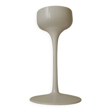 Vintage Scandinavian Ikea candlestick in Opaline.