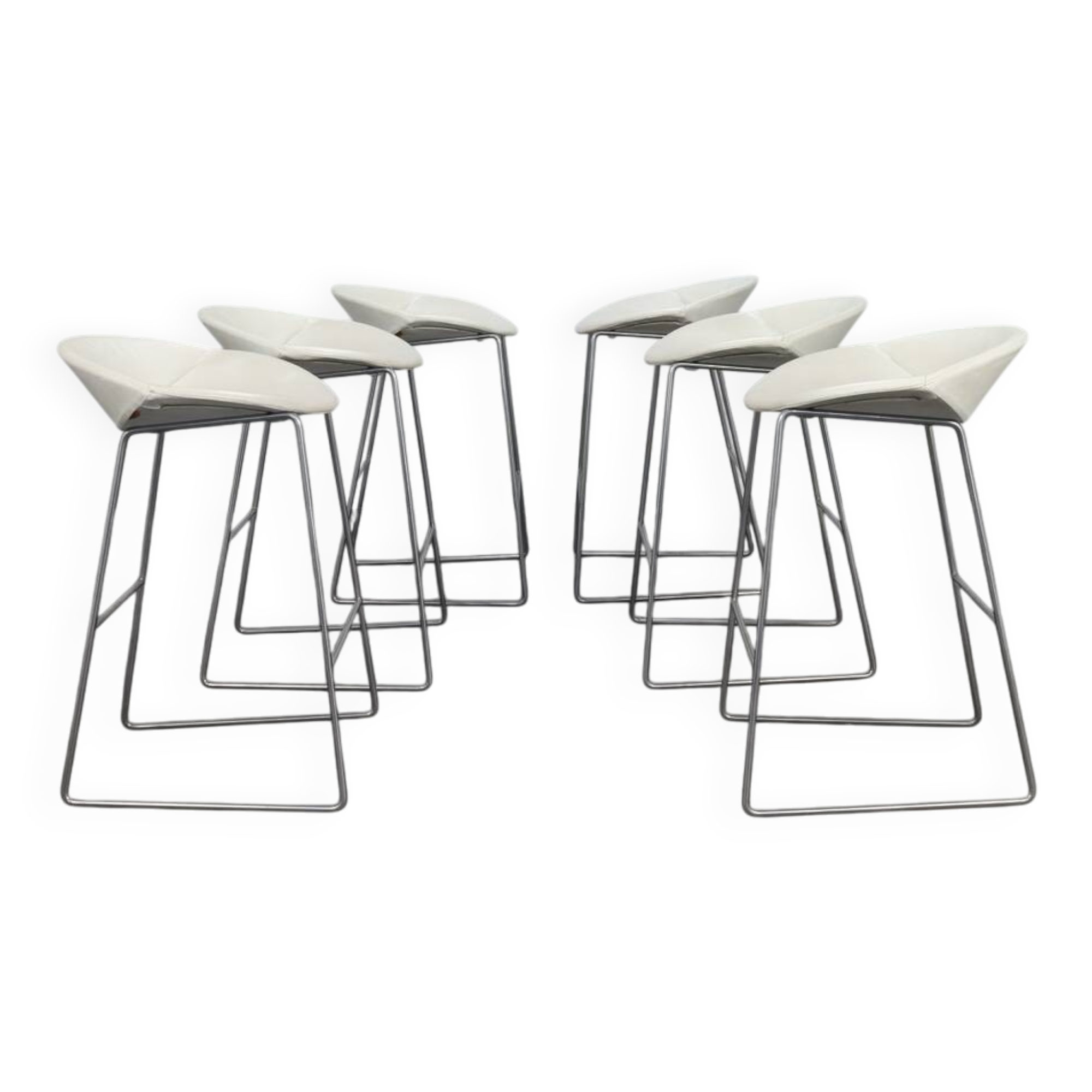 6x Barstool “Mick” by Niels Bendtsen for Montis, 2008
