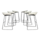 6x Barstool “Mick” by Niels Bendtsen for Montis, 2008
