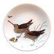 Assiette modèle gibier signée gien, les oiseaux de chasse, les bécasses