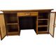 Bureau en bois vintage avec incrustation