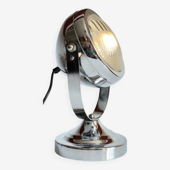 Chromed metal headlight lamp 1990s