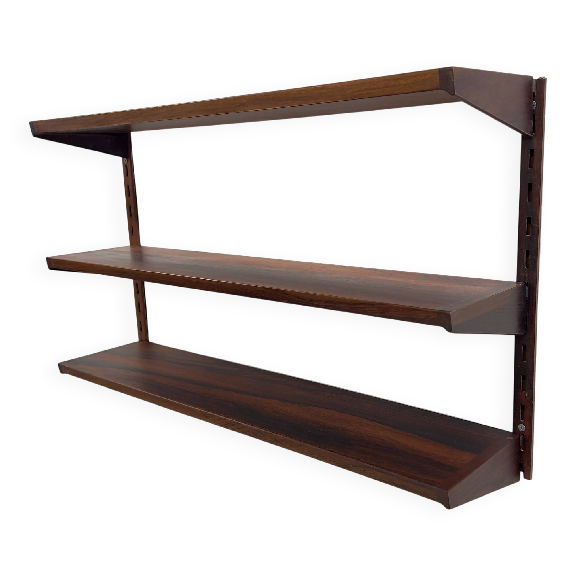 Rosewood Shelves By Kai Kristiansen For Feldballes