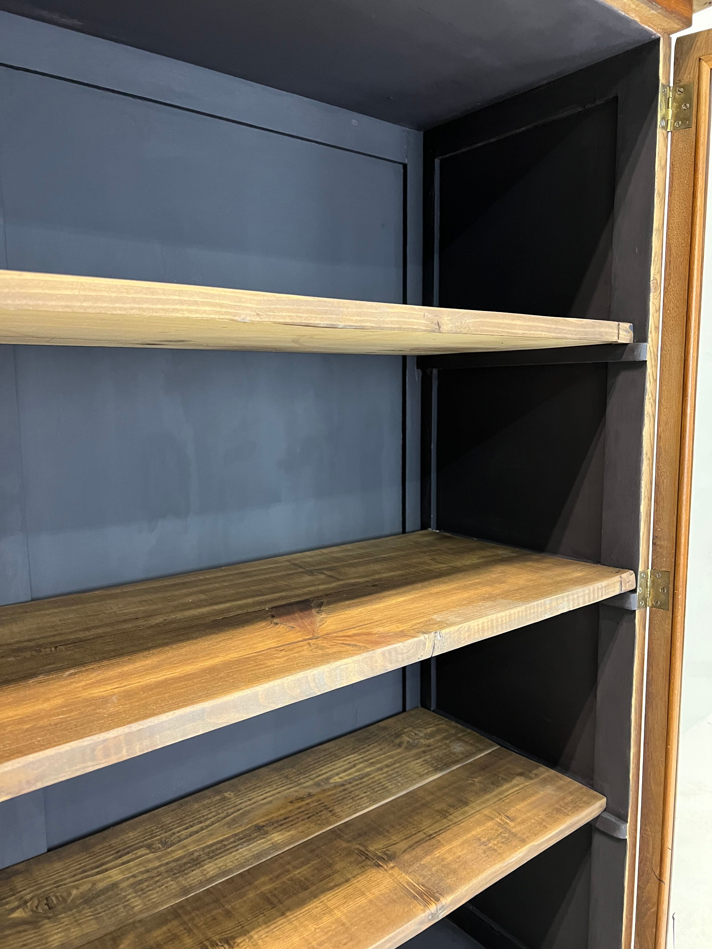 Oak showcase from the 50s