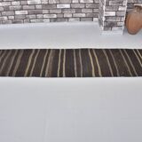 Organic Wool Goat Hair Runner Rug sku 3838