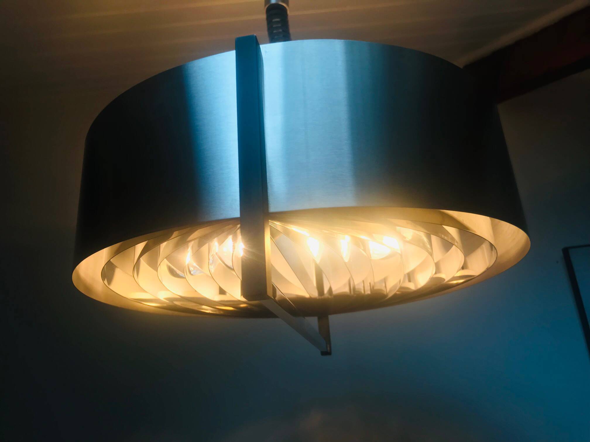 Vintage Pendant Lamp • Jean Gandelin • 1960 • Space Age