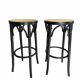 Vintage caned bar stools