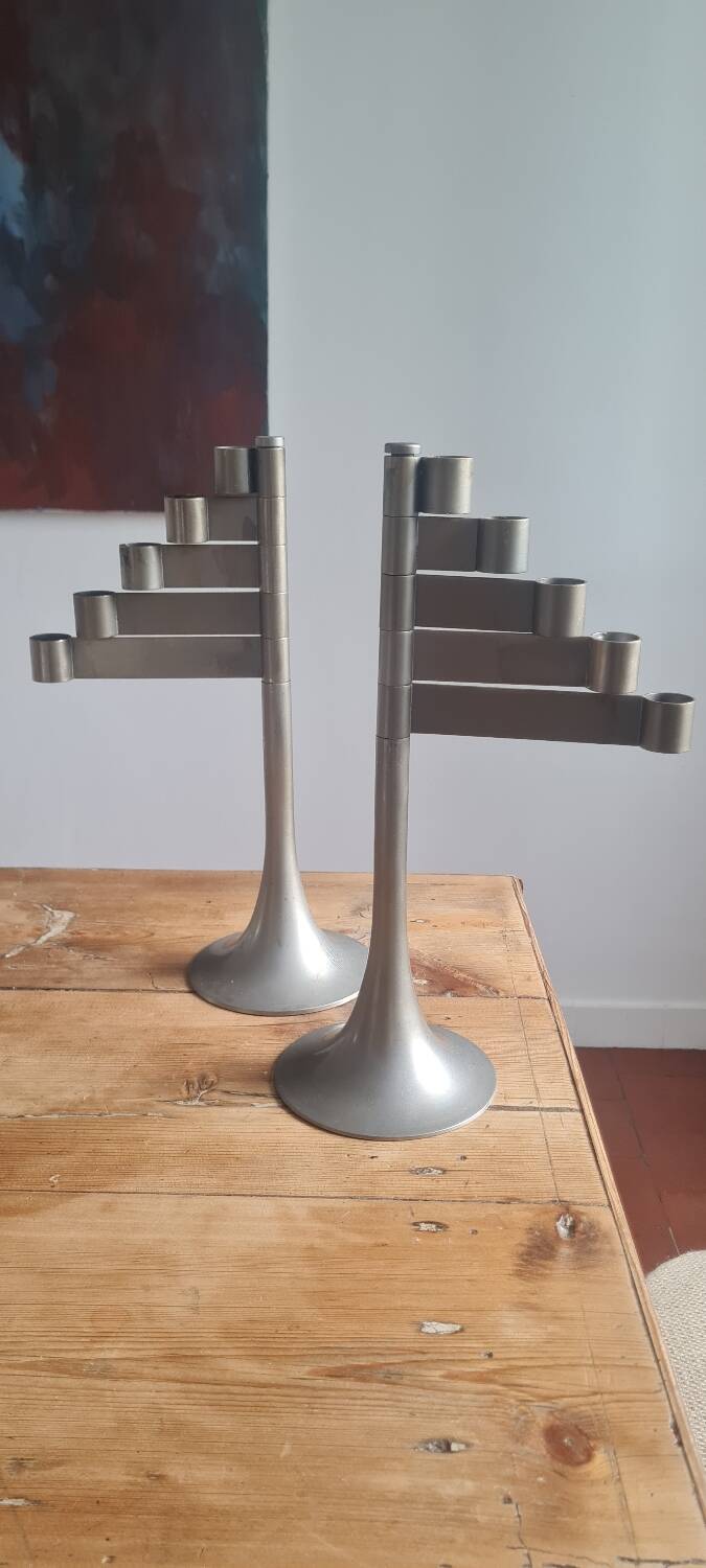 Pair of Candlesticks by Georges Bourgeois for Habitat
