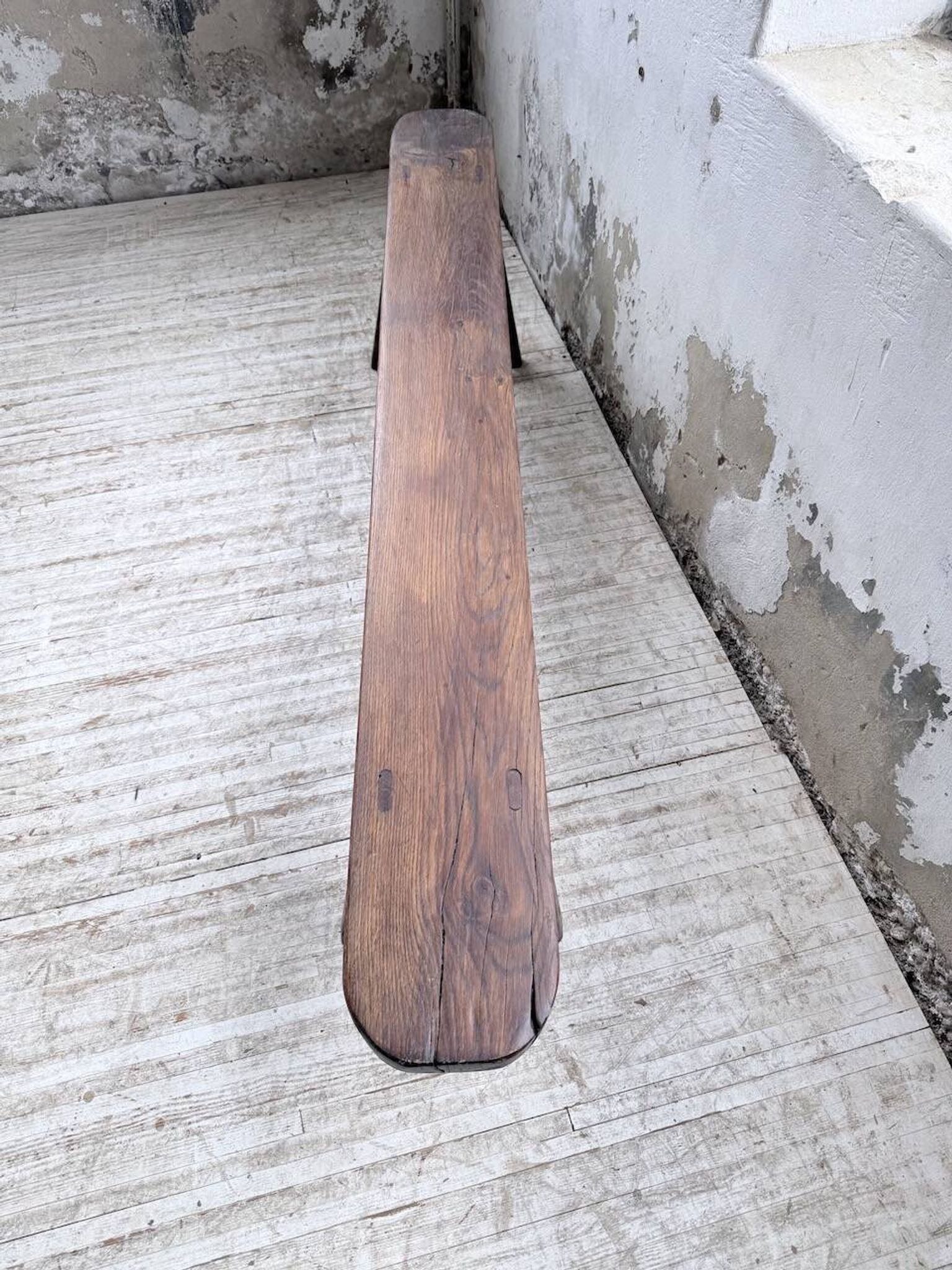 Banc de ferme chêne 1950