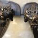 Pair of Antique savonarola folding chairs
