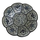 Delft earthenware polylobed dish.