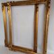 Pair of Montparnasse frames in gilded wood with circa 1960 leaf - 40 x 30 cm