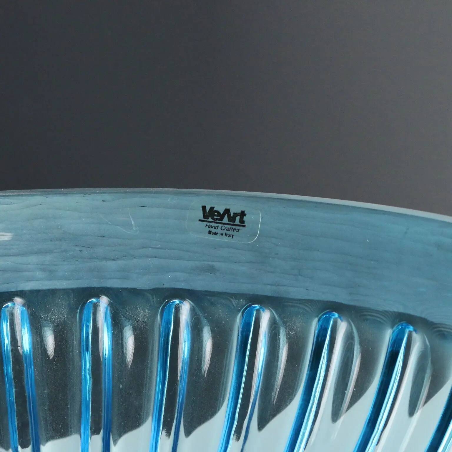 Vintage VeArt Murano glass centrepiece, Italy, 1980s
