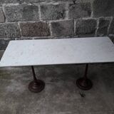 Bistro table marble top 145.5 cm