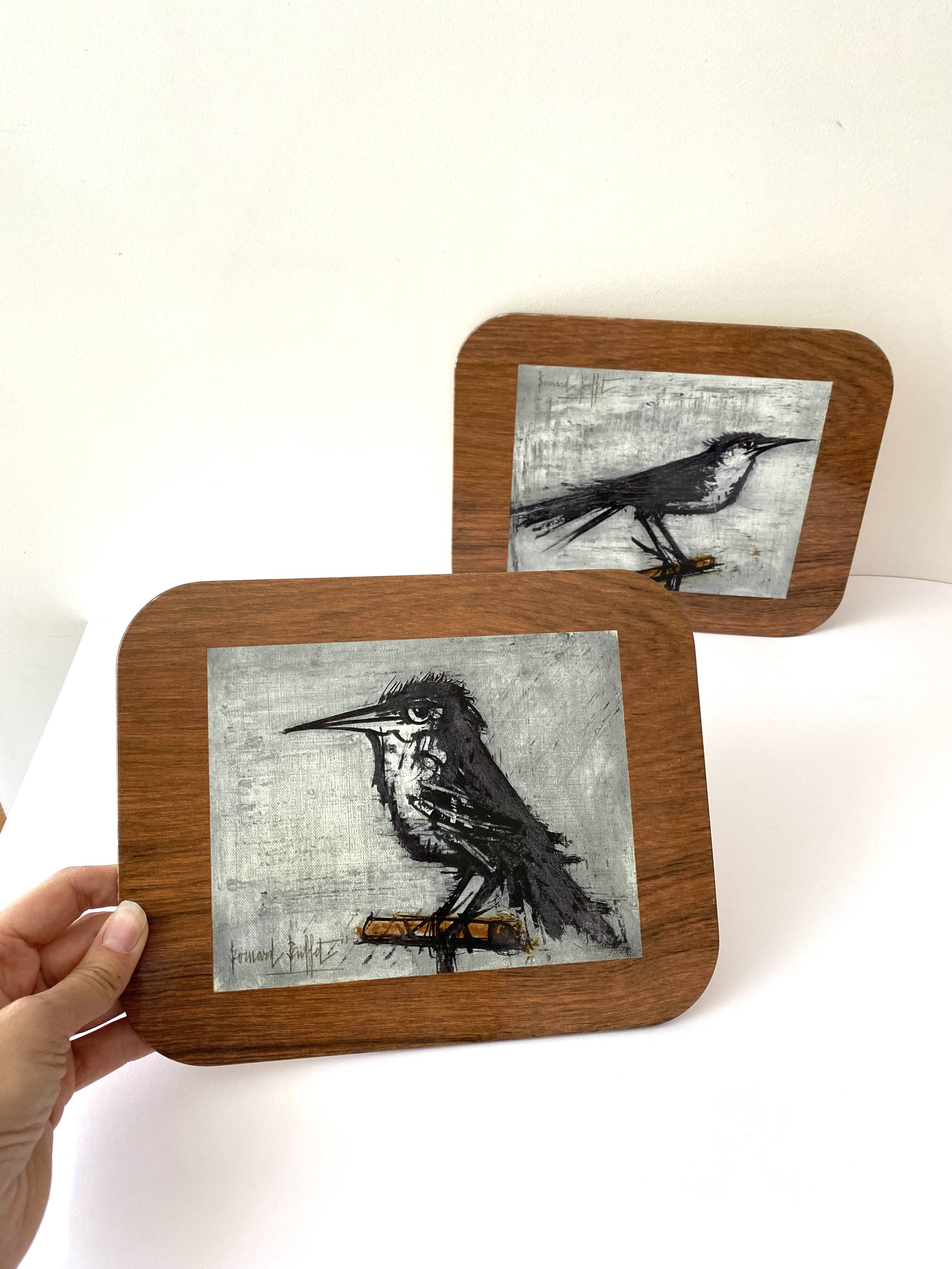 Birds trivet by Bernard Buffet vintage