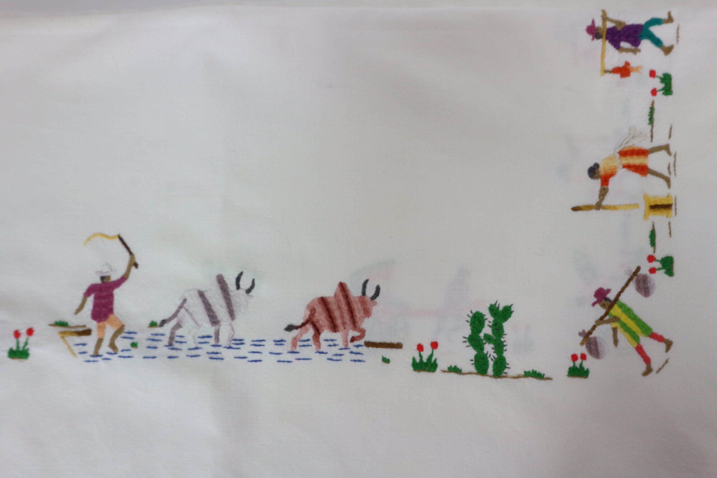 Tavaglia with peasant embroidery