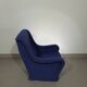 Graceful arm chair / wool bouclé / 70's