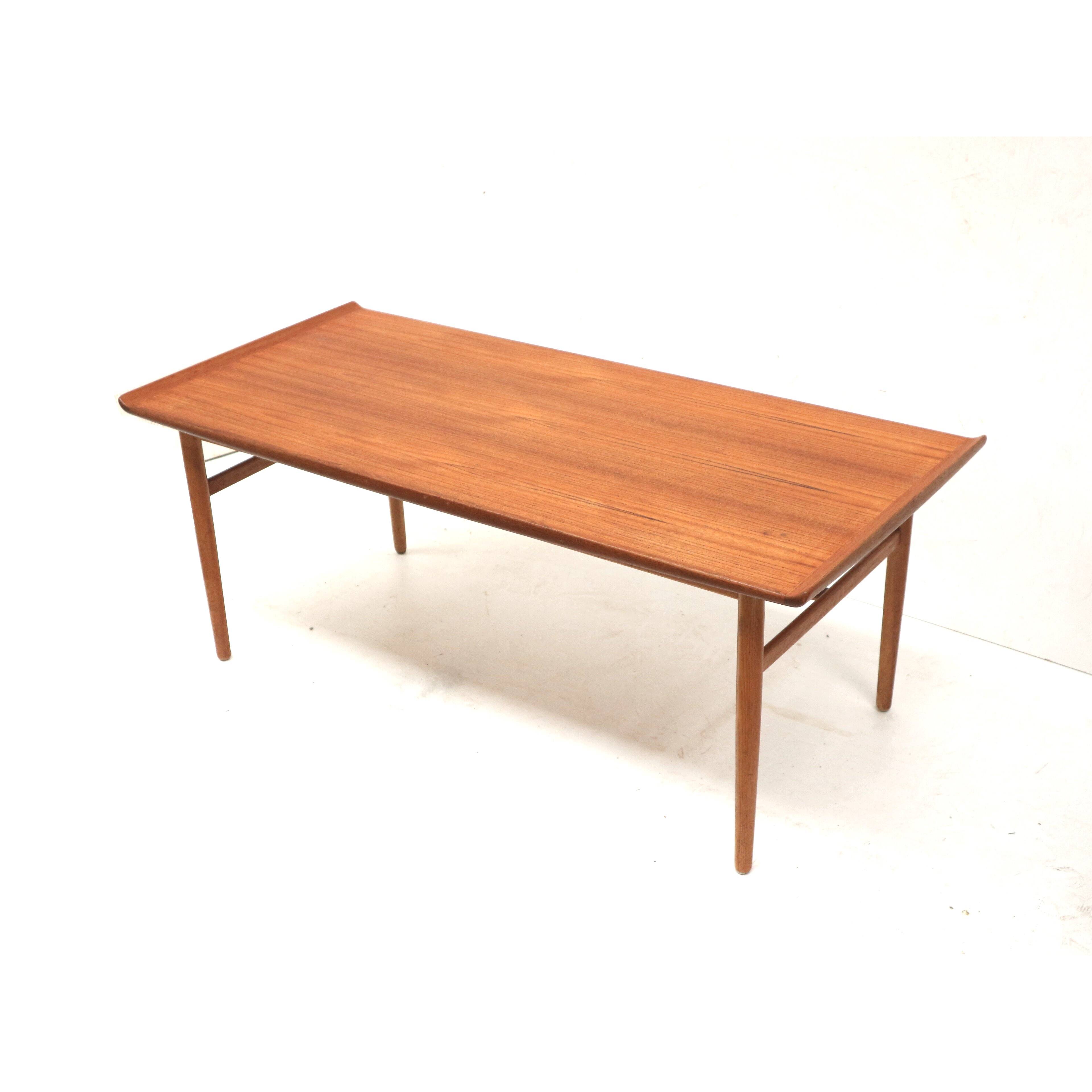 Vintage teak coffee table by Alf Svensson for Tingströms Sweden