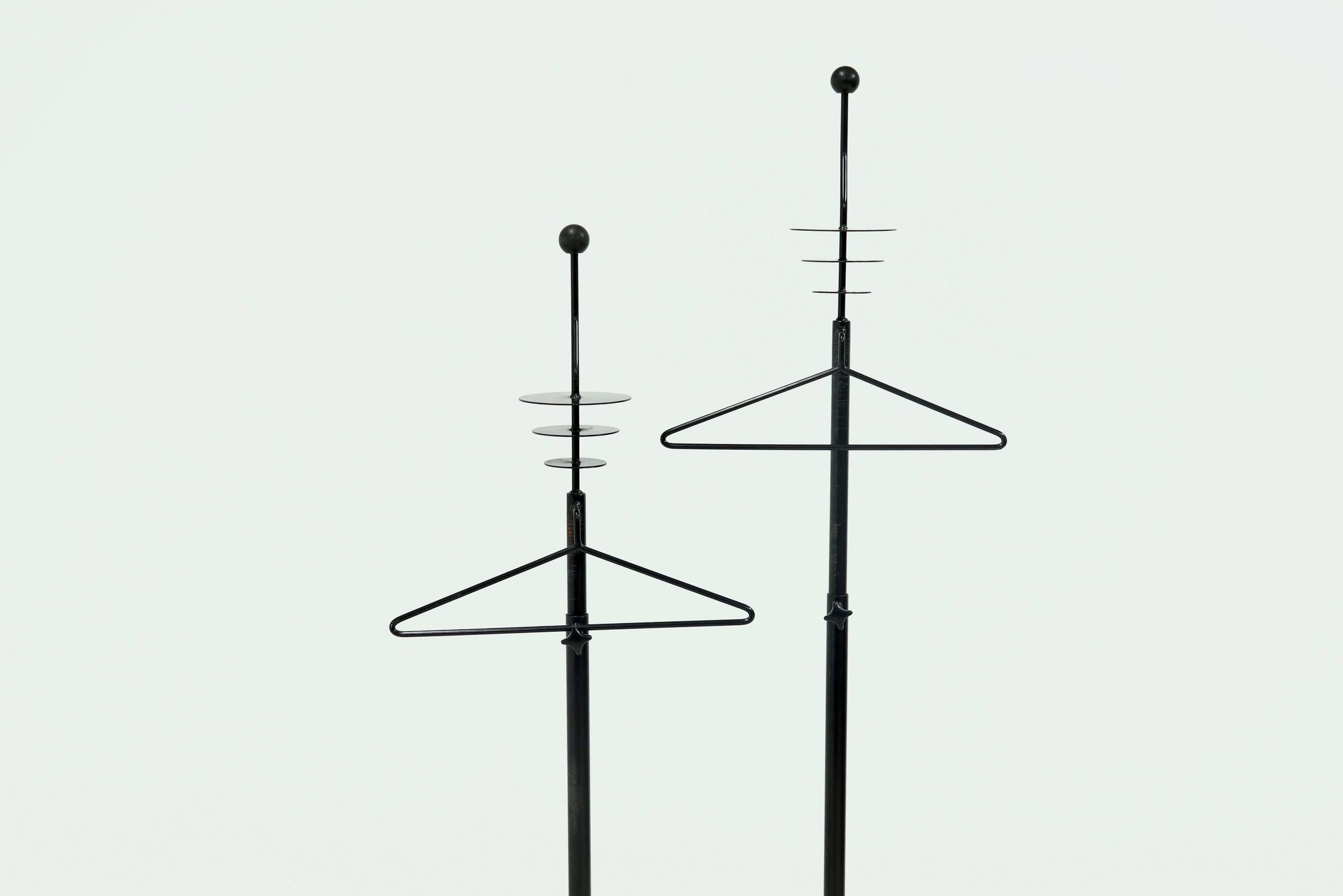 Pair of Height Adjustable Postmodern Dressboys, 1980s