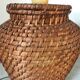 Pied de lampe en rotin vintage