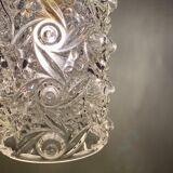 Vintage molded glass globe walker