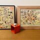 Old illustrated map of Gascony Béarn Basque Country 1929 - JP Pinchon