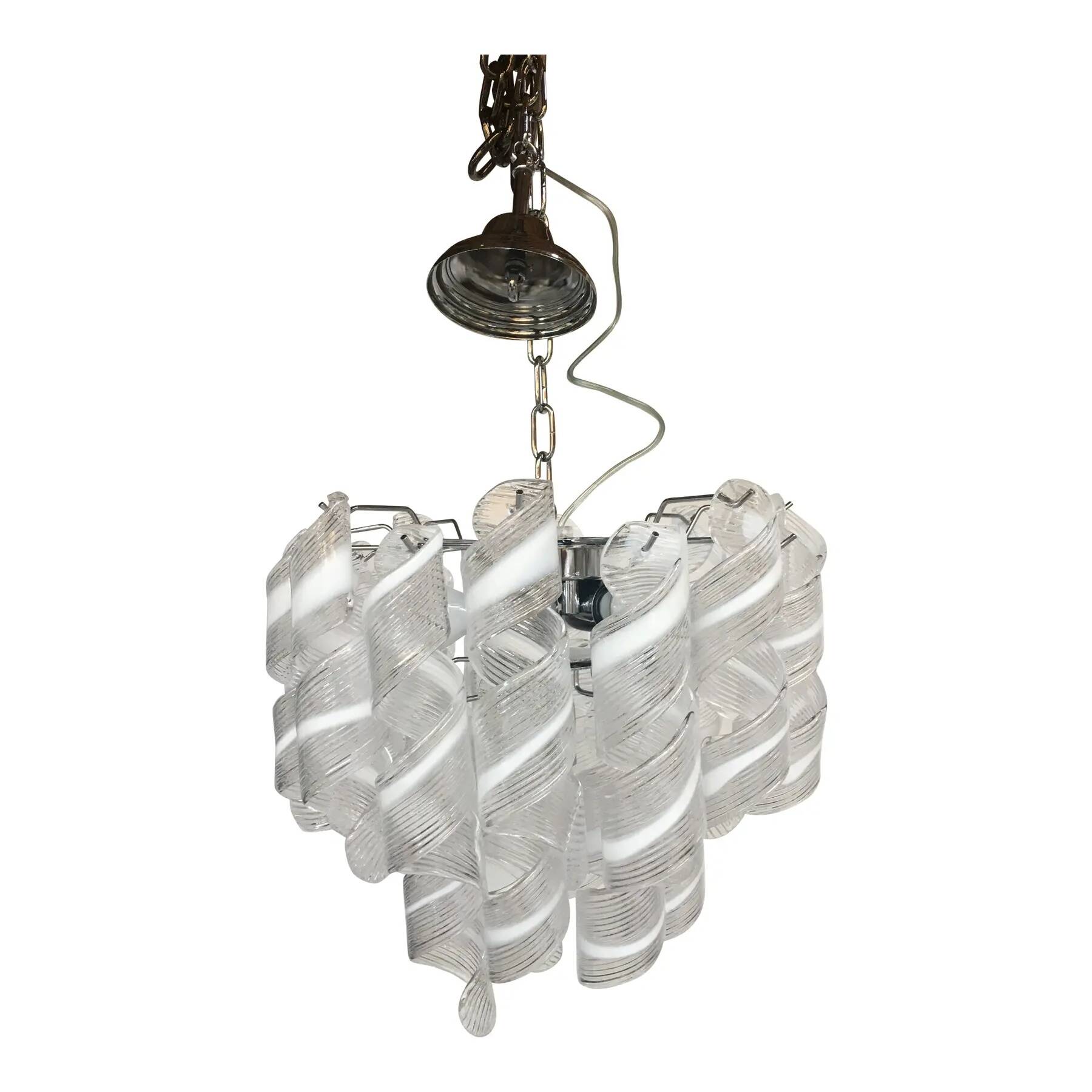 Mazzega-Style Murano Glass Sputnik Chandelier