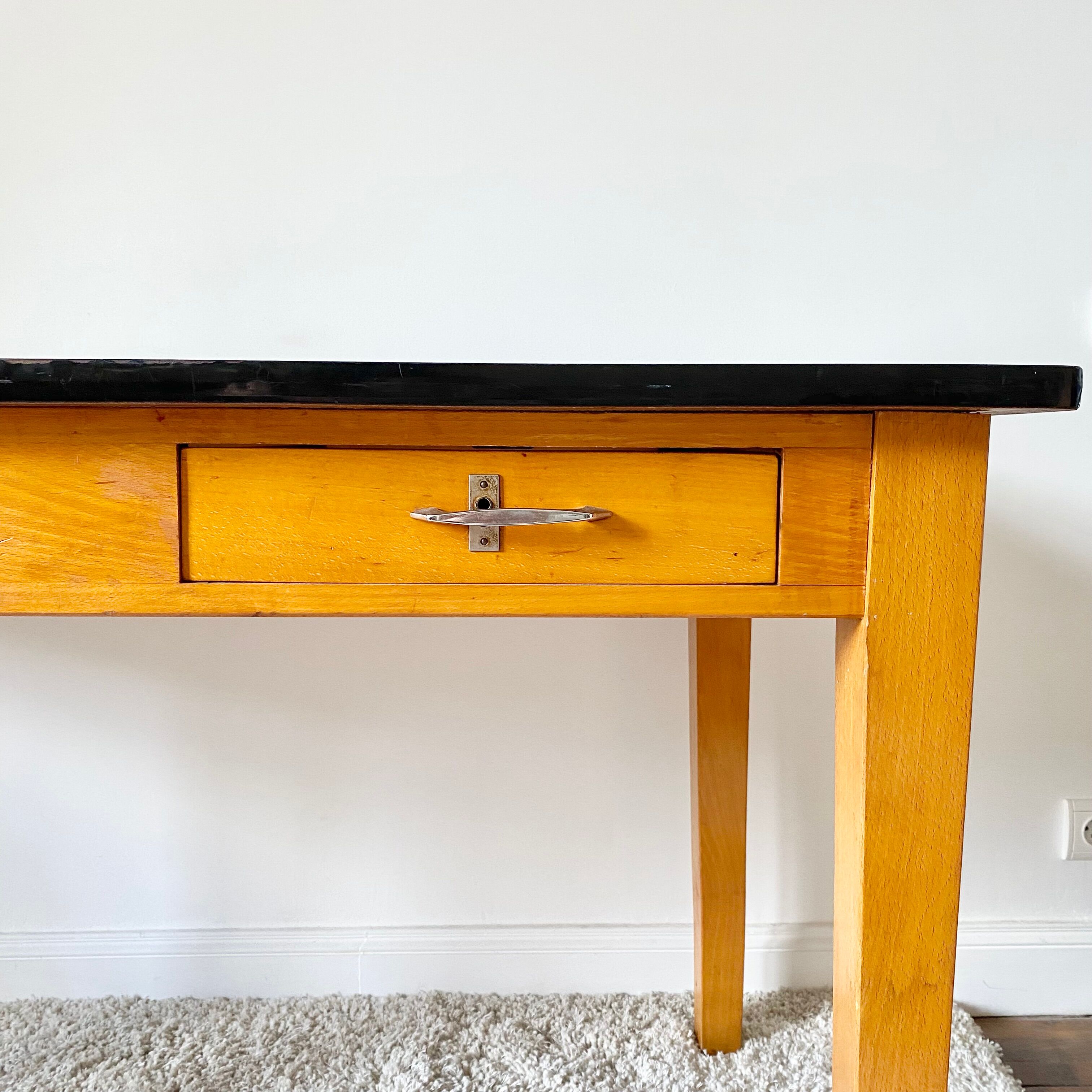Vintage kitchen table on formica