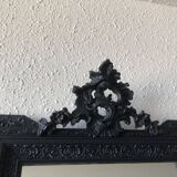Old black patina mirror  65x96cm