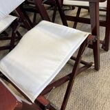 Lot de 12 fauteuils de réalisateur terrasse pliants Deauville Vlaemynck France