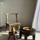 Large circular dish in West Germany style, brand JQ D35 H5.