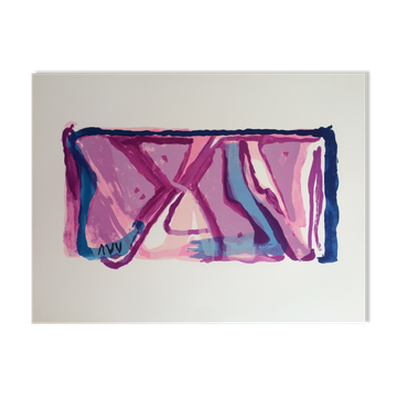 Bram van velde, "monographie rose", 1979. lithographie originale
