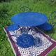 Old wrought iron garden furniture