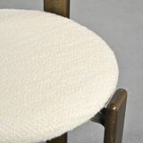 Set of 2 solid beech chairs by Bruno Rey Switzerland 1971