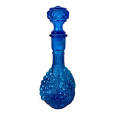 Carafe en verre d’empoli bleu