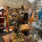 18th bronze table lamp